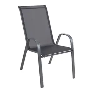 SILLON ACERO TEXTILENE GRIS AN