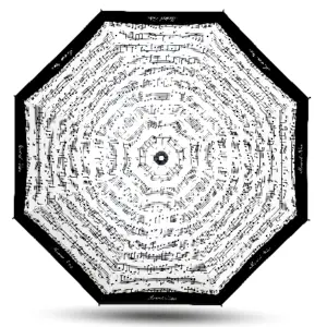 PARAGUAS MUJER PLEG MAN MUSICA