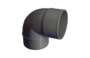 CODO EVACUACION PVC M-H 87º Ø3