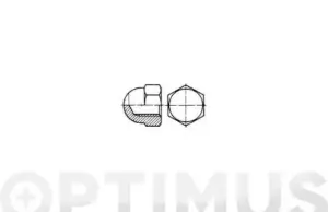 TUERCA CIEGA DIN1587 A-2 M 5 1