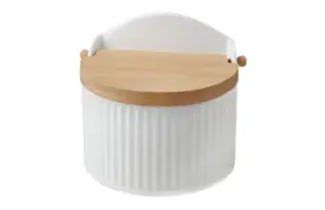 SALERO CERAMICA TAPA BAMBU GRA