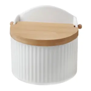 SALERO CERAMICA TAPA BAMBU GRA