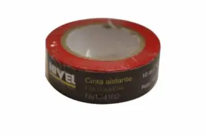 CINTA 10MT X 19MM ROJO NIVEL