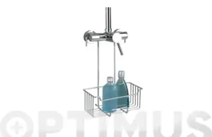 CESTO DUCHA C/COLGADOR INOX MI
