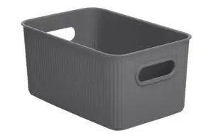 CESTA BAOBAB M ANTRACITA 18X27