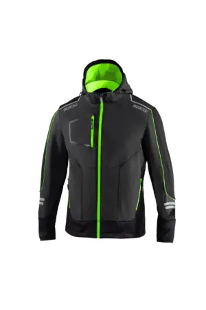 CHAQUETA TECH GR/VE FLUOR S 02