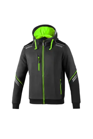 SUDADERA GR/VER FLUOR 3XL 0241