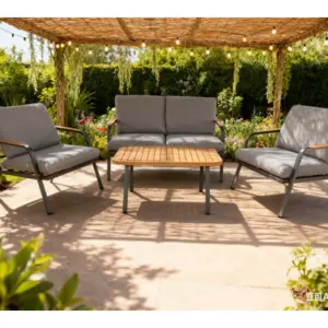 CONJUNTO CAFE ACERO MILAN