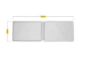 MOSQ. VENT. EXTENS. ALUM. 50X7