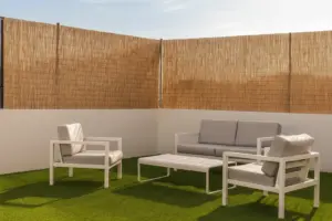 JUNCO NATURAL TEJIDO 1,5X3M