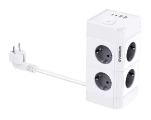 BASE MULT 8T 2 USBA+2 USB C BL