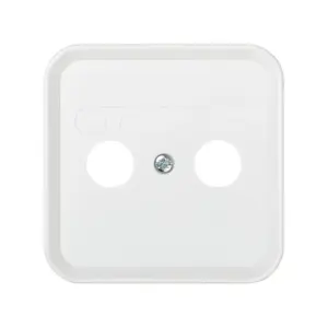 TAPA PARA TOMA R-TV BLANCO S31