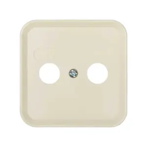 TAPA PARA TOMA R-TV MARFIL S31