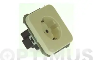 BASE ENCHUFE 2P+TT MARFIL S31