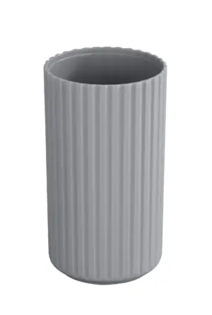 VASO PORTACEPILLOS GRIS Serie