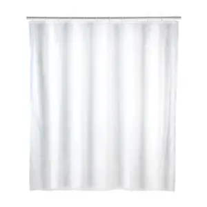 CORTINA BAÑO BLANCO 180X200CM