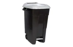 CONTENEDOR NEGRO CON PEDAL 120