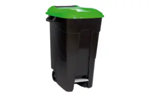CONTENEDOR NEGRO CON PEDAL 120