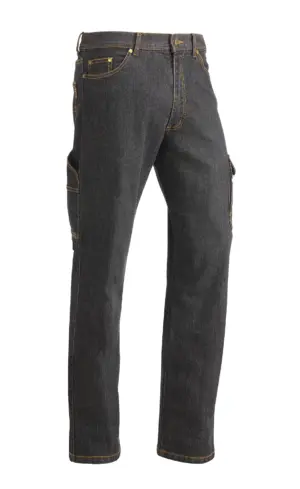PANTALON VAQUERO ELASTICO NEGR