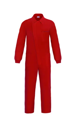 MONO TRABAJO T60 TERGAL ROJO L