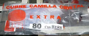 CUBRE CAMILLA CRISTAL CON VIVO