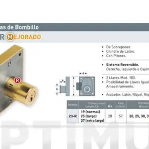 CERRAD. SOBREP. 23R/30 LTDO. B