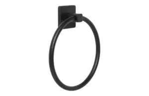 ARO TOALLERO NERO 20 CM