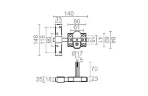 CERROJO NIQUEL CRR08 10850
