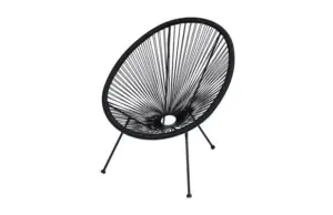 HAMACA RELAX CUER NEGRO 70X69X