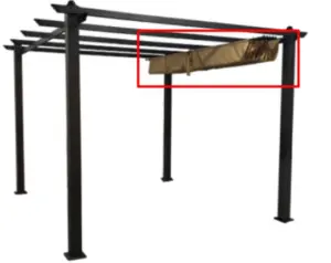 TOLDO PARA PERGOLA CORREDERA C