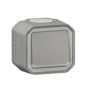 PULSADOR LUMINOSO SUP GRIS IP5