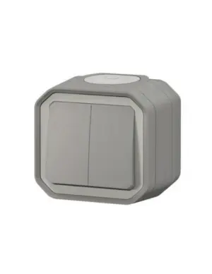 CONMUTADOR SUPEF DOBLE GRIS IP