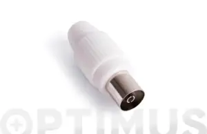 CONECTOR COAXIAL HEMBRA RECTO