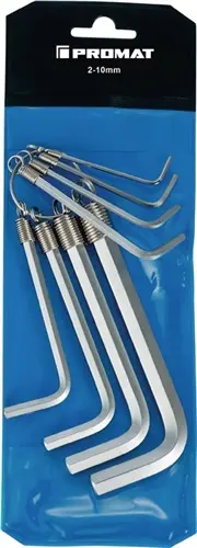 LLAVE ALLEN HEXAG. 2,0-10MM CR