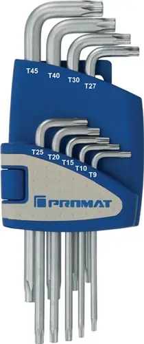 LLAVE ALLEN TORX T9-T45 CROM P