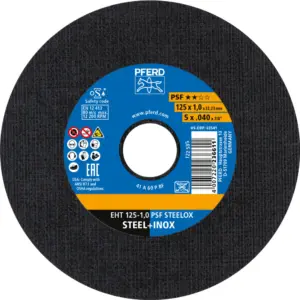 DISCO CORTE 125X1X60 MM EHT