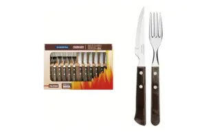 SET 12PZAS CUCHILLO CHULETERO+