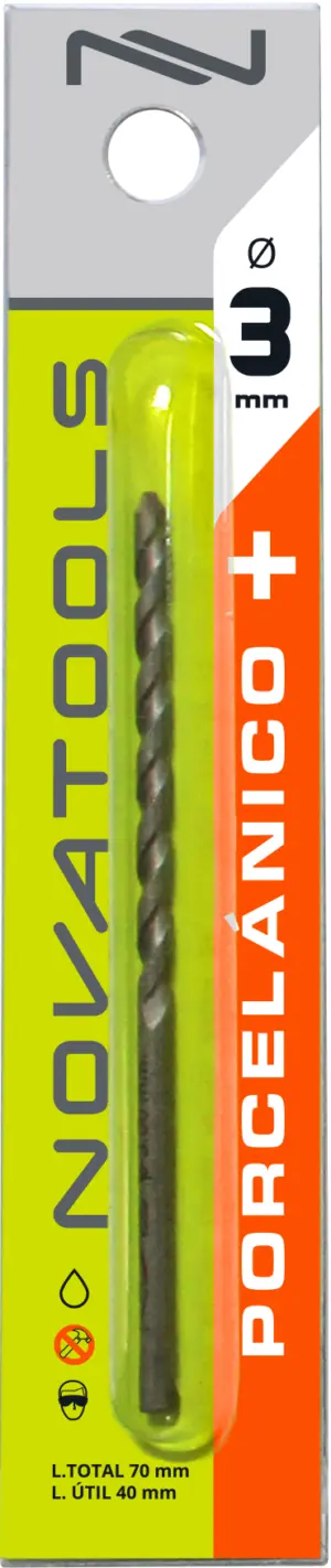 BROCA PORCELANICO 3MM QTC00300