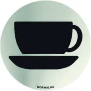 SEÑAL Ø 70MM INOX ADH CAFETERI