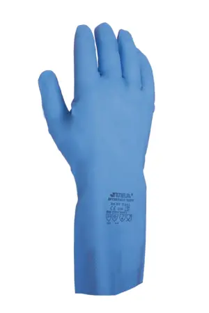 GUANTE NITRILO AZUL SATINADO 8