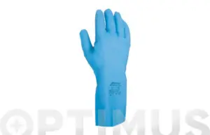 GUANTE NITRILO AZUL SATINADO 8