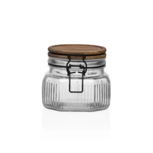 BOTE CRISTAL TAPA ACACIA 0,6L