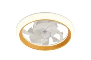 VENTILADOR TECHO PLAFON MADERA