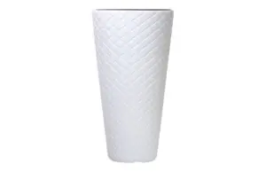 MACETA ALTA MATUBA SLIM 8 L BL