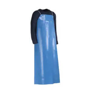 DELANTAL PVC AZUL 105X70CM