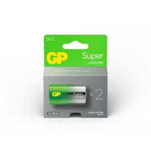 PILA ALCALINA SUPER LR20 D 2 U
