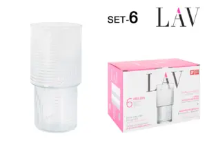 VASO APILABLE PACK 6UDS HELEN