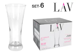 VASO PACK 6UDS SOR 38CL CERVEZ
