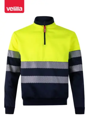 SUDADERA AZ/AM ALTA VISIB TL 3