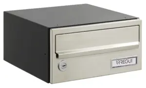 BUZON HORIZ. INT. INOX/ANTRA12